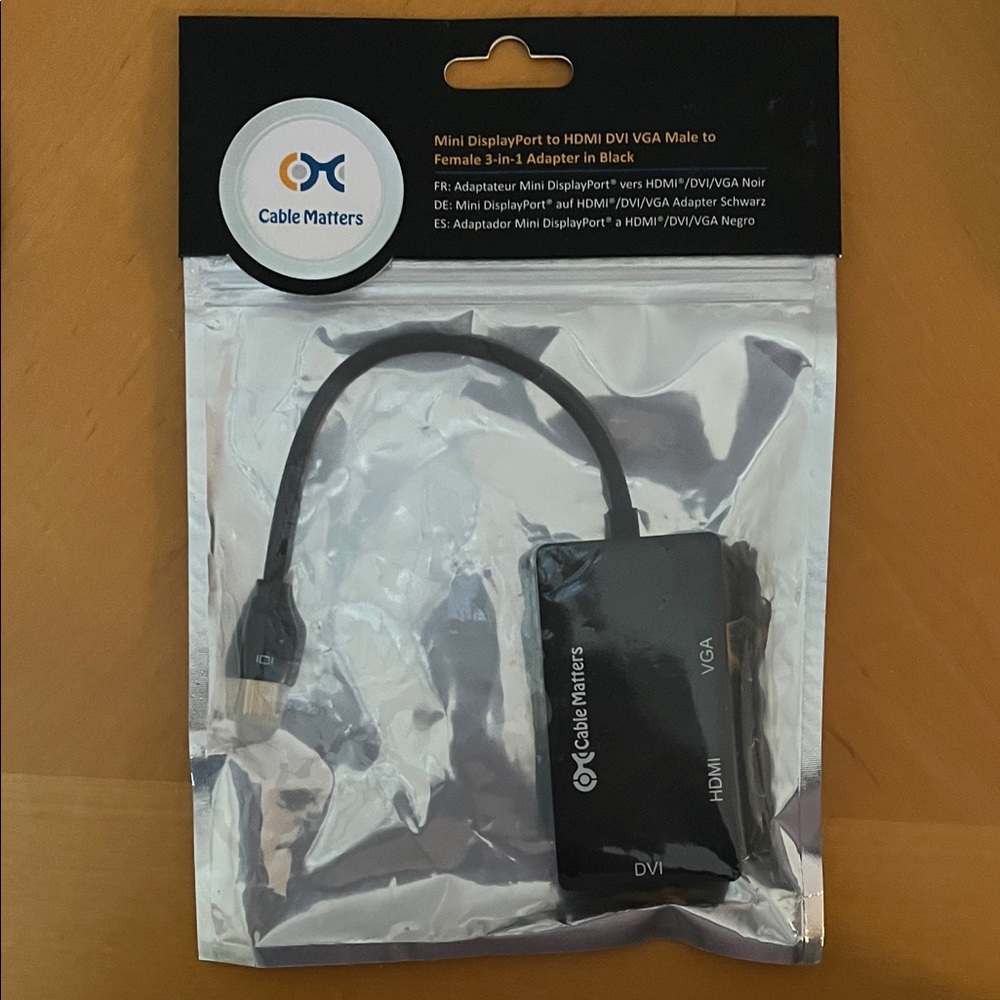 3-in-1 Mini DisplayPort Adapter
